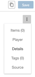 he Activity three-dot menu expanded showing the Details option